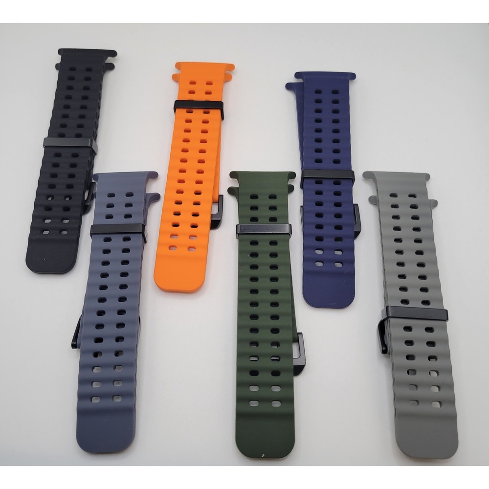 Sport Watch Bands Unisex S/M/L Multicolor 6-Pack‎ Silicone Straps Galaxy